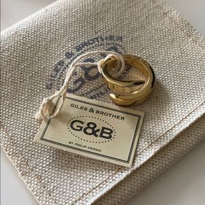 Giles & Brother gold-tone ring